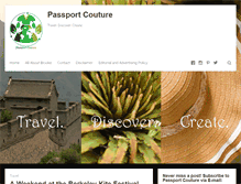 Tablet Screenshot of passportcouture.com